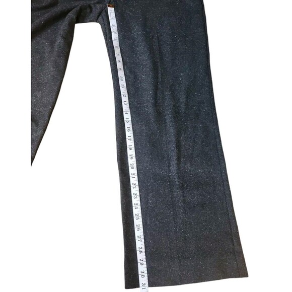 Frank And Oak Gertrude Tweed Trousers Womens 12 Wide-Leg High-Rise Office NWT - Picture 8 of 9